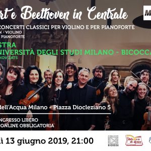 I grandi concerti classici per violino e pianoforte alla Centrale dell'Acqua